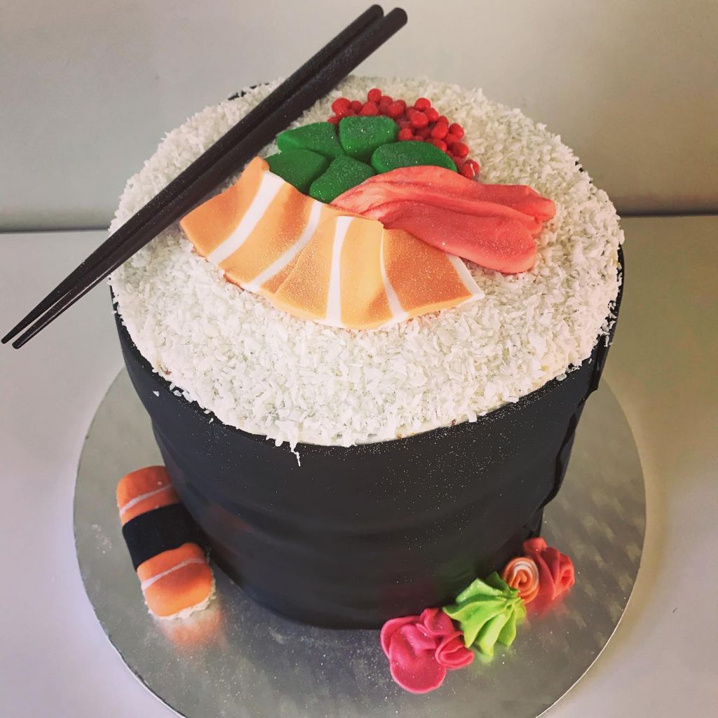 Sushi cake cape town Pastry Princess Cakes and Cupcakes Cape Town
