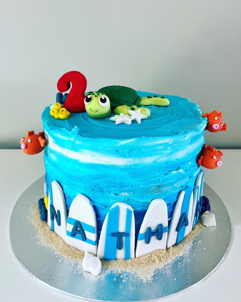 Sea turtle cake, cape town cakes, novelty cakes, birthday cakes, southern peninsula, cakes, seaturtle cake, ocean theme cake